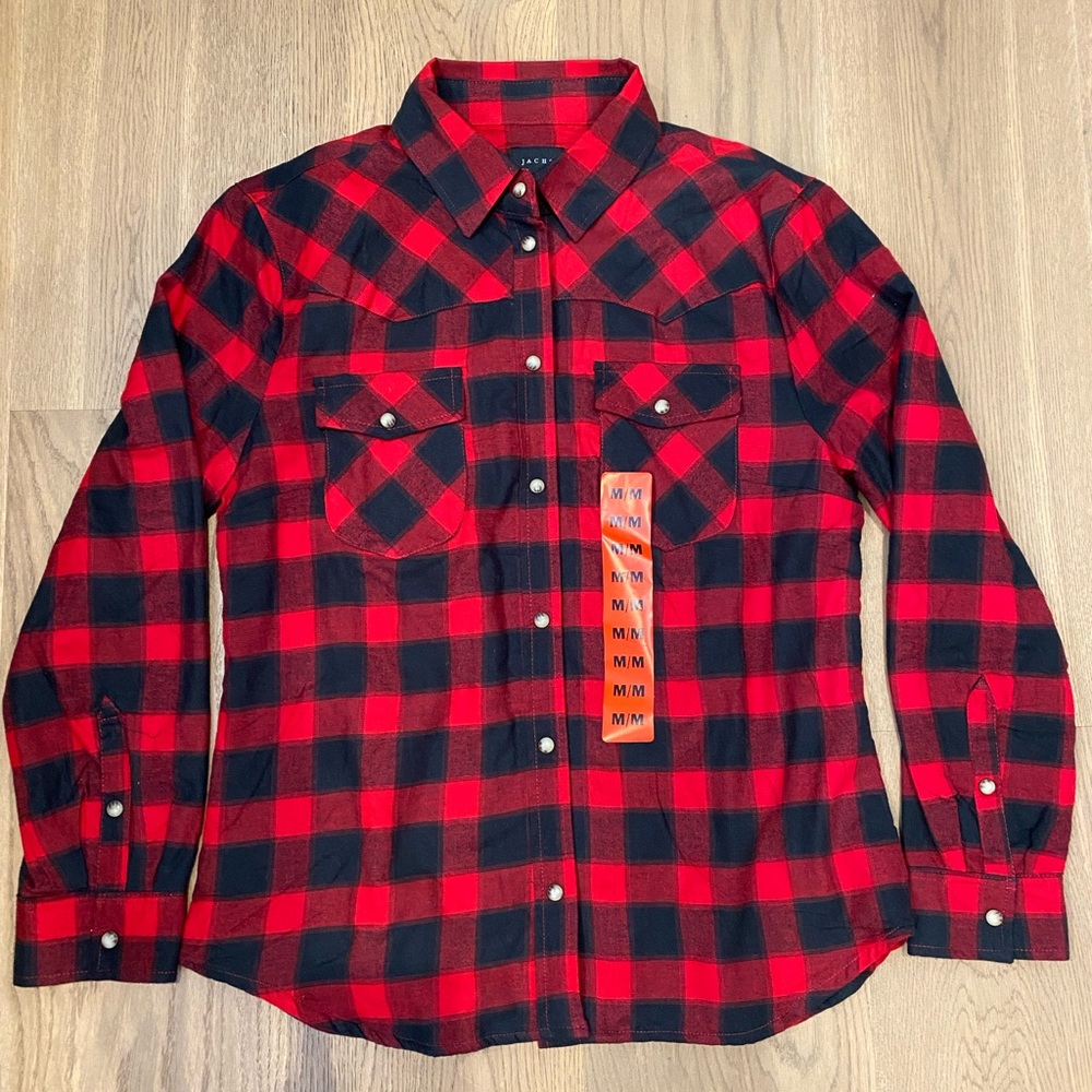 Women’s Red Flannel With Fuzzy Lining